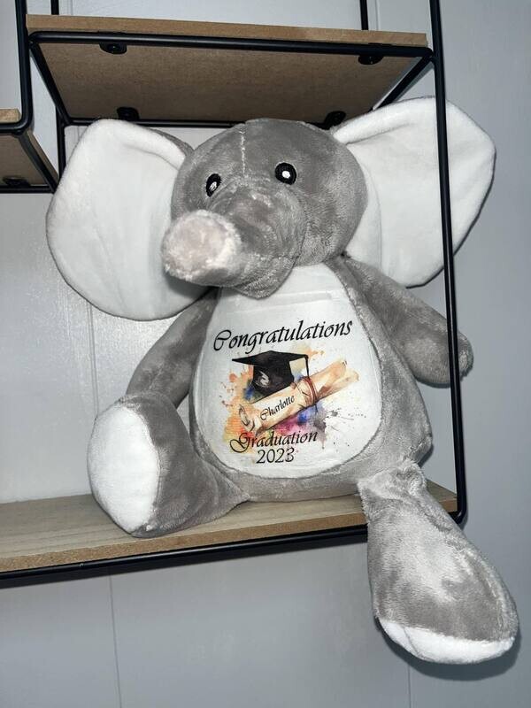 2025 Graduation Ellie Bear: Personalised Soft Teddy