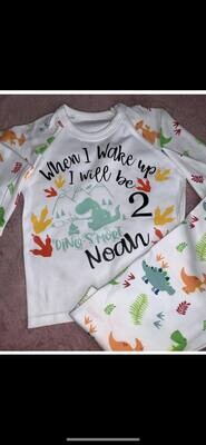 Birthday Pyjamas: Dinosaur