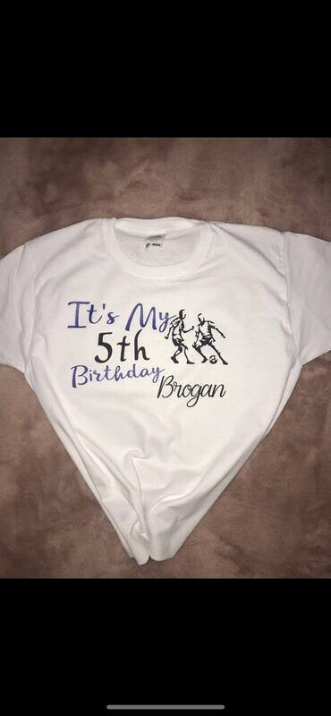 It&#39;s my Birthday Football T-Shirt