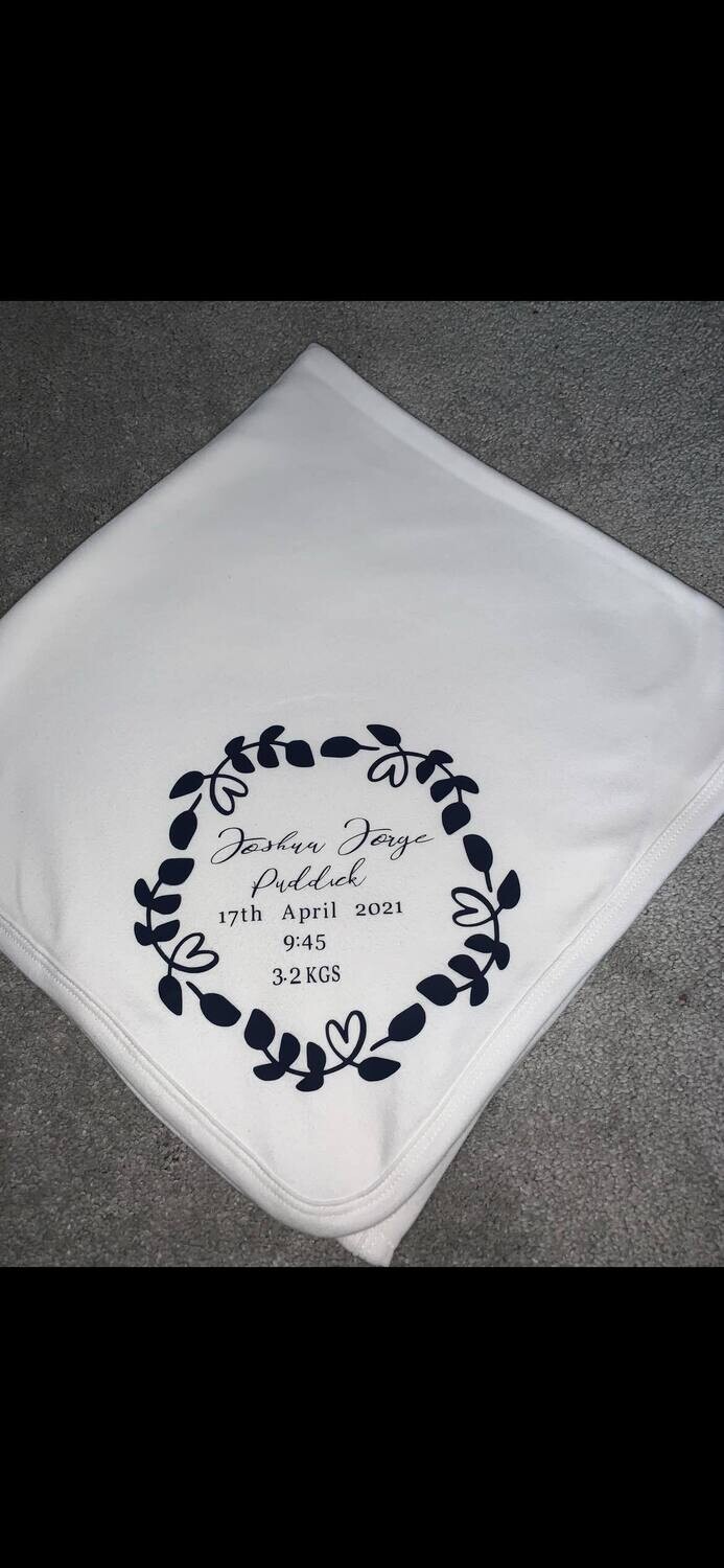 Name Date &amp; Time blanket