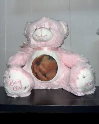 Pink Bear: Personalised Soft Teddy