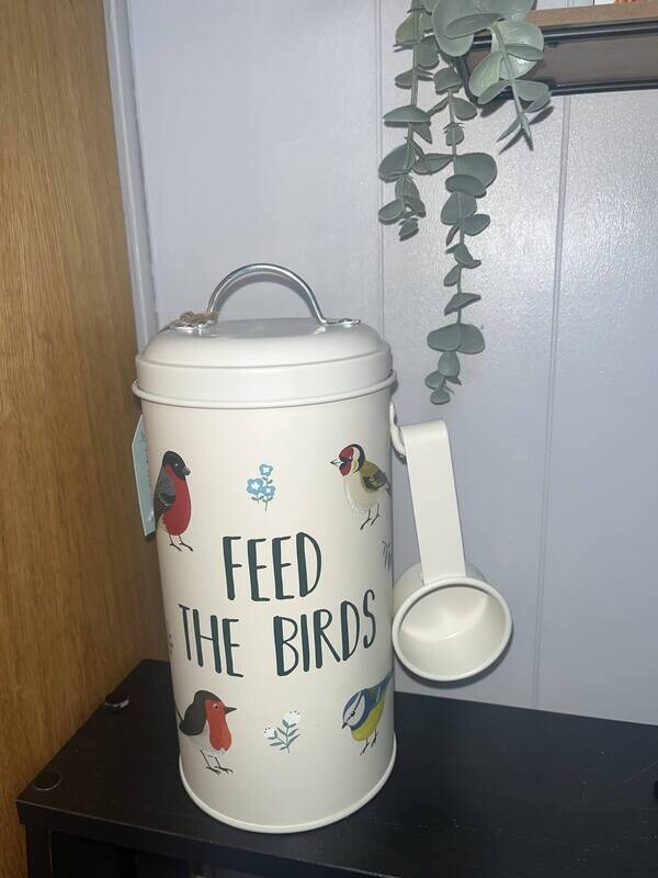 Feed the birds container