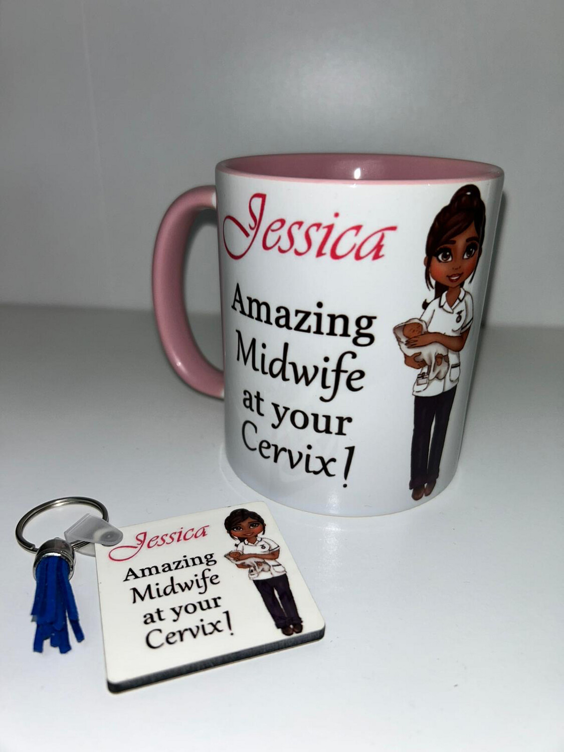 Midwife Mug and Keyring