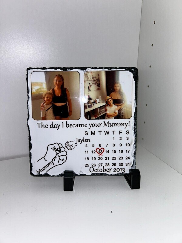 Day I Became Your: Medium Square Photo Slate