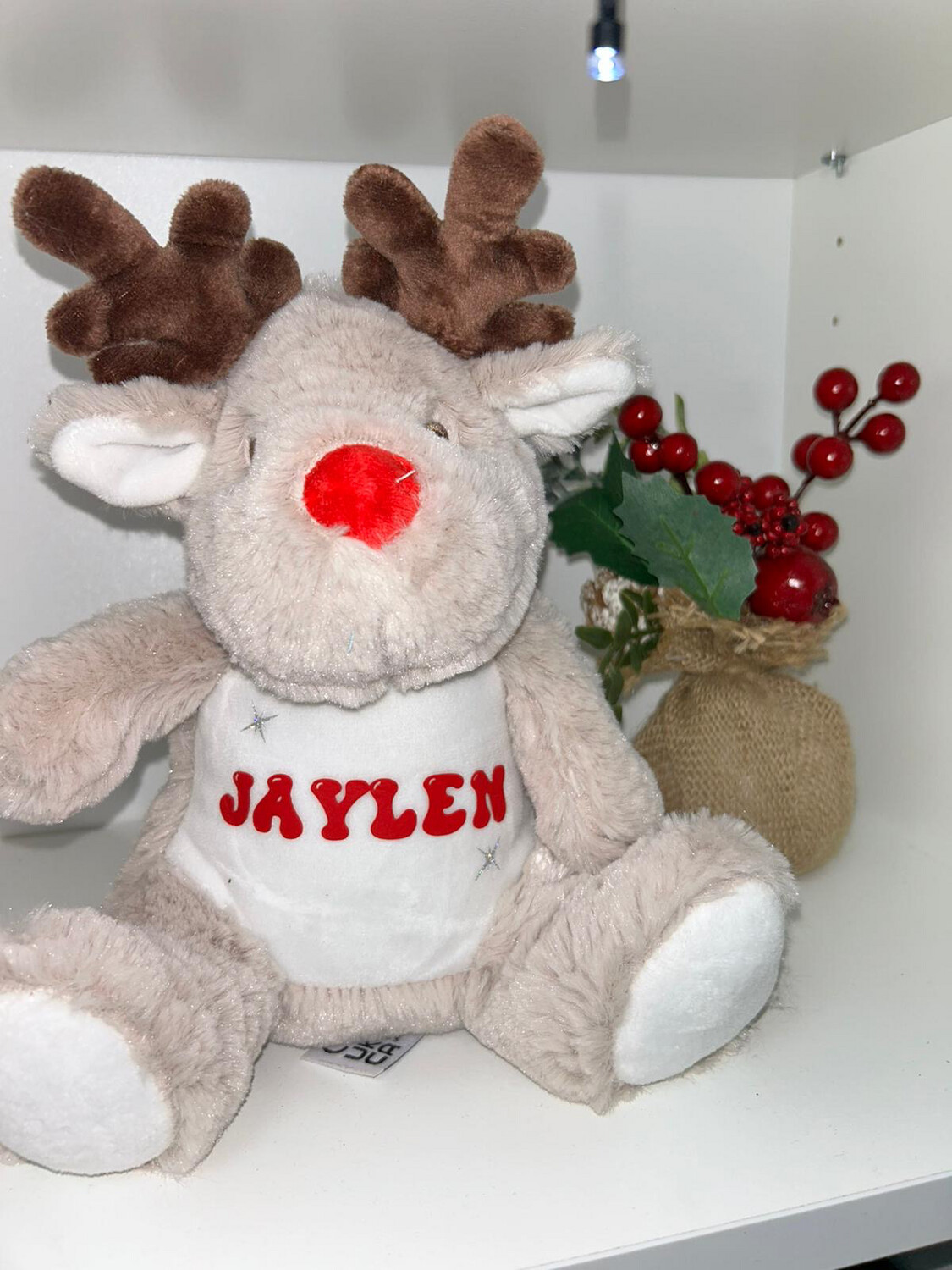 Large Reindeer with Name only,
