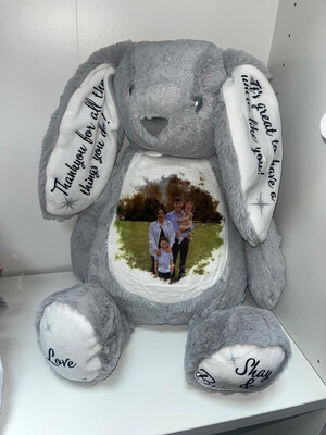 Large Rabbit: Personalised Soft Teddy