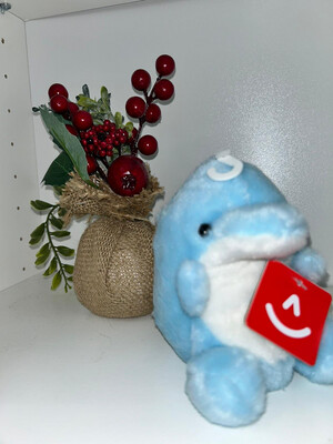 Clicks Dolphin: Palm Pals Soft Toy