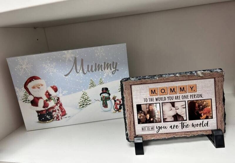 Mini Scrabble Slate &amp; Personalised Gift Box