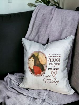 Memorial Personalised Photo Cushion