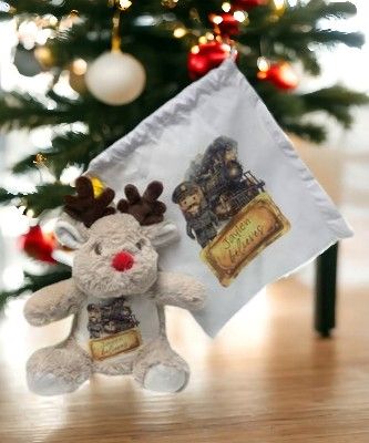 Christmas Reindeer with Bag