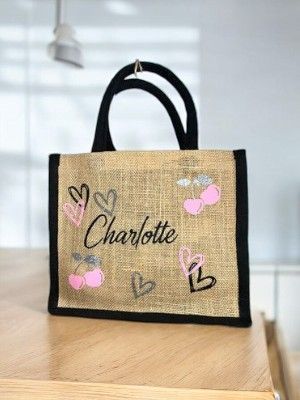 Personalised Mini Jute Bag