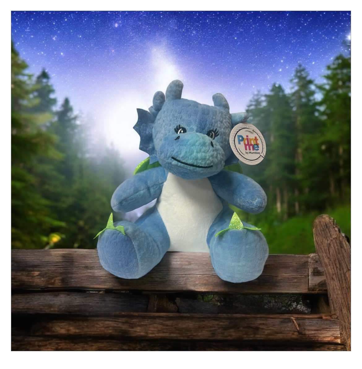 Blue Dragon: Personalised Soft Teddy