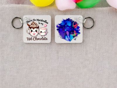 Photo Keyring and Quote Design