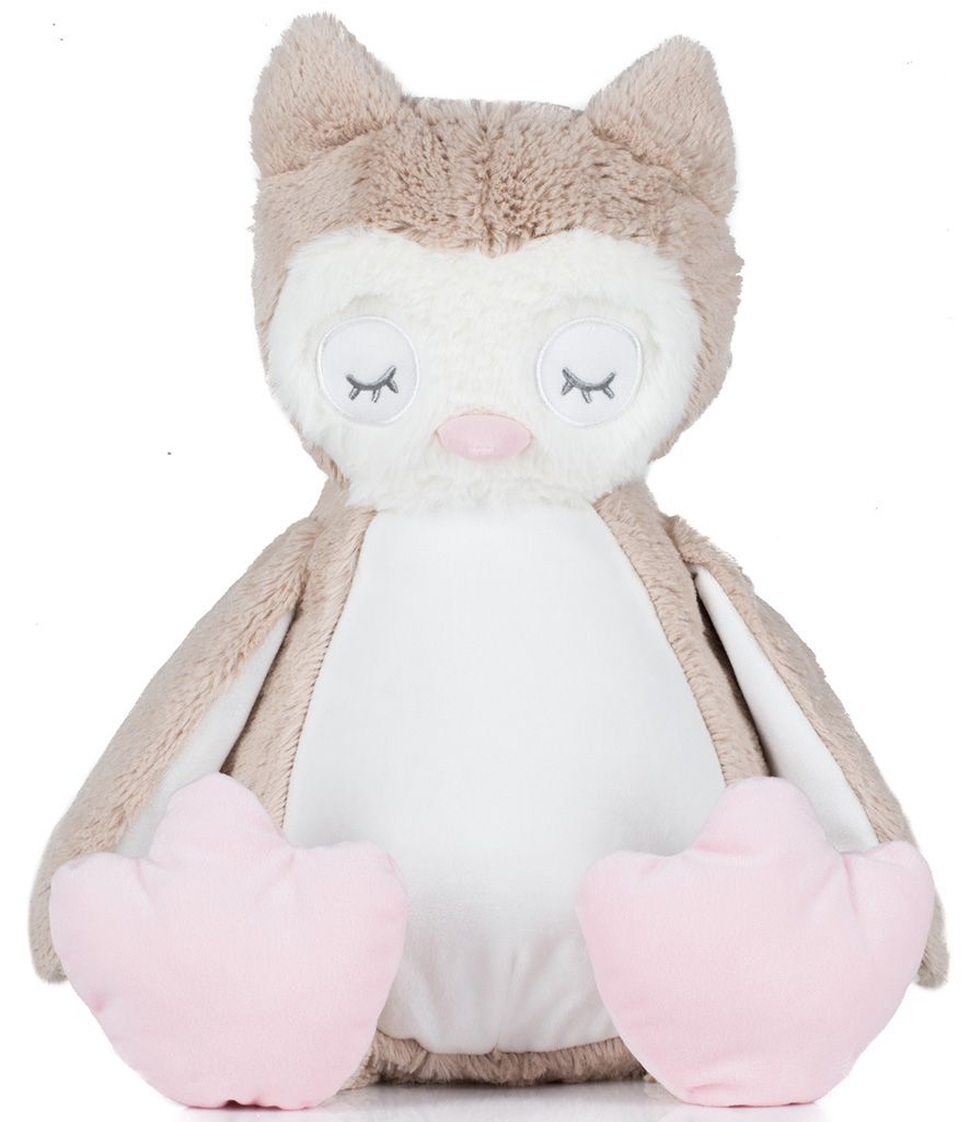 Large Owl  Bear: Personalised Soft Teddy