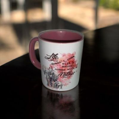 Life doesn&#39;t come with a manual it comes with a mother mug