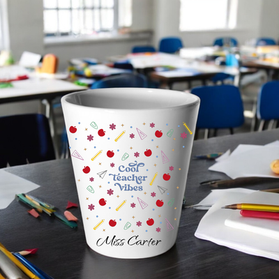 Teacher Pot, Cool Teacher Vibes Design