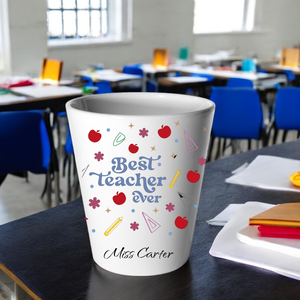 Teacher Pot, Best Teacher Ever Design
