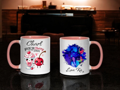 Photo Mug with quote Design