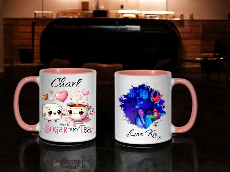 Photo Mug with quote Design
