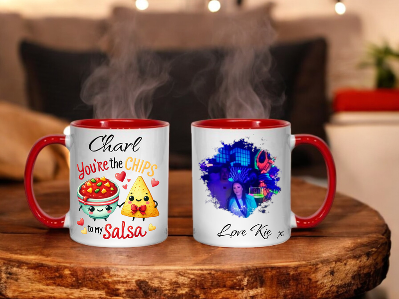 Photo Mug with quote Design