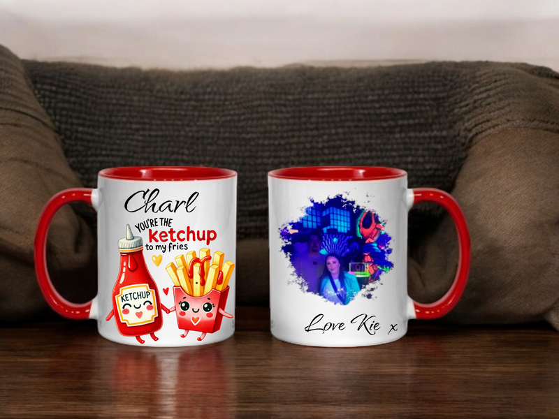 Photo Mug with quote Design