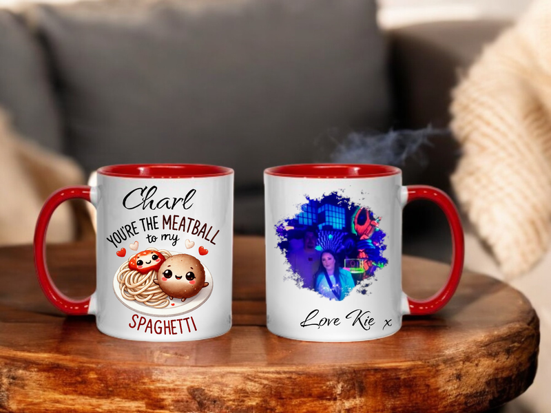 Photo Mug with quote Design