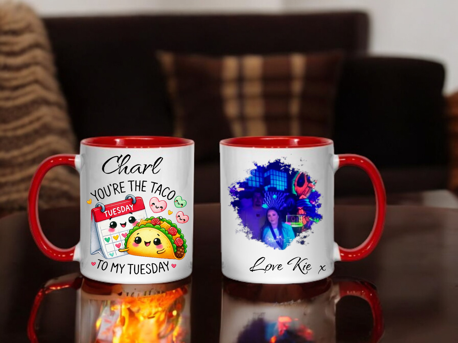 Photo Mug with quote Design