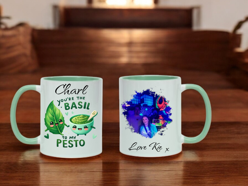 Photo Mug with quote Design