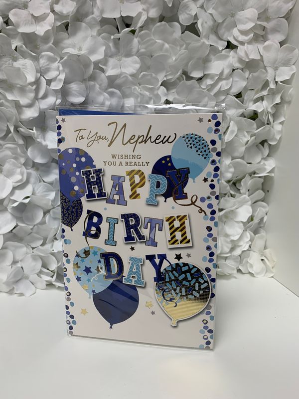 Nephew Happy Birthday Card