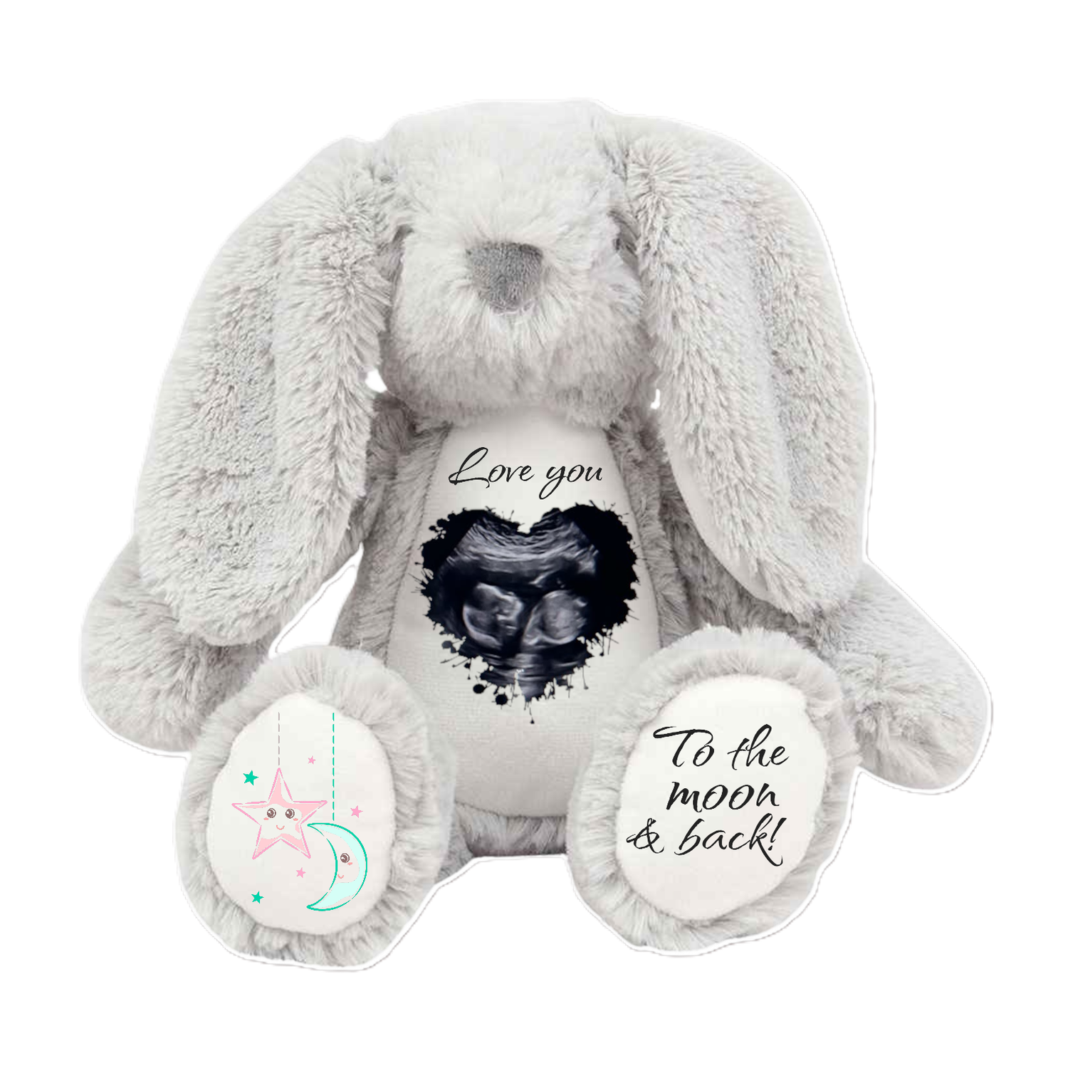 Love You Bear: Personalised Soft Teddy