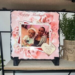 Mother&#39;s Day Rose: Medium Photo Slate