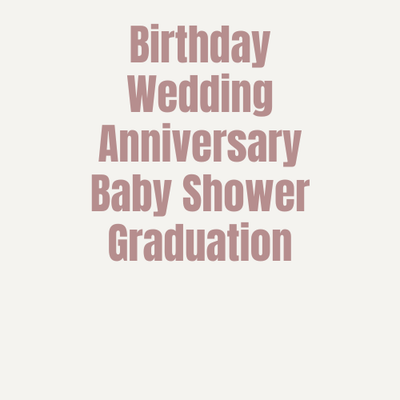 Gifts by Occasion