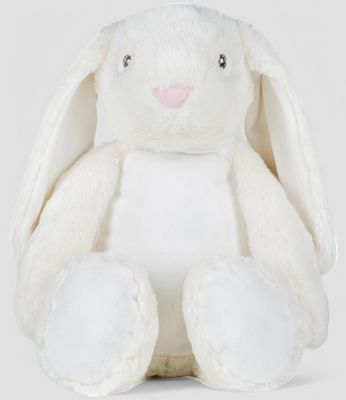 Large Cream Rabbit: Personalised Soft Teddy