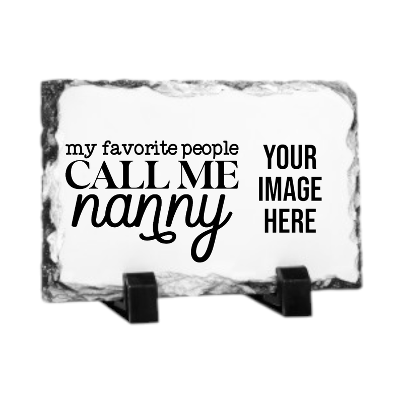 Mini Photo Slate with Nanny verse