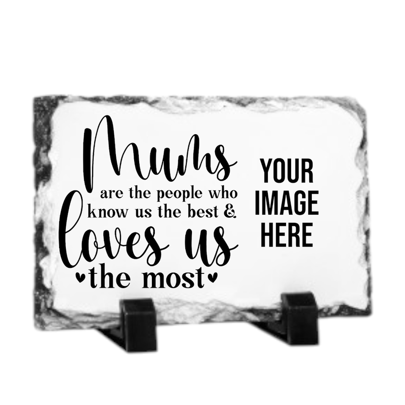 Mini Photo Slate with Mum Verse