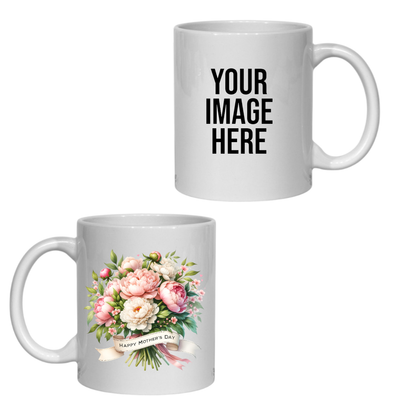 Floral Happy Mother&#39;s Day Photo Mug