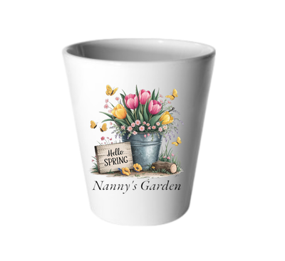 Personalised Mother&#39;s Day Floral Pot: