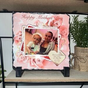 Mother&#39;s Day Rose: Medium Photo Slate