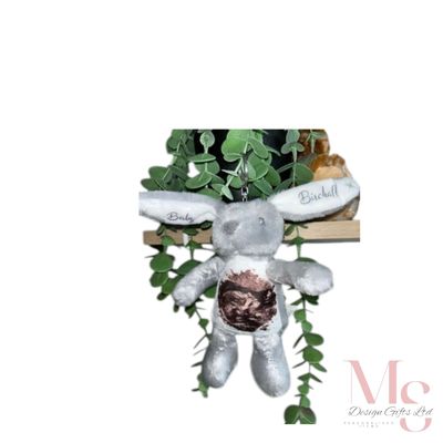Rabbit Keyring: Personalised Soft Teddy