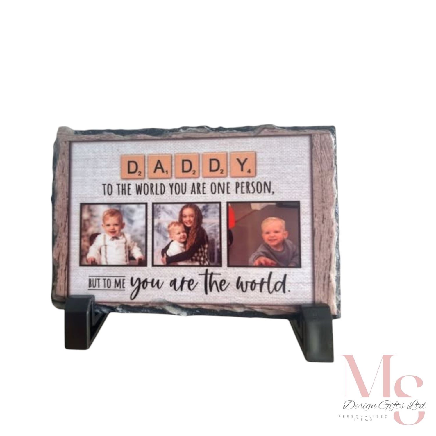 Medium Rectangle Slate, Scrabble Design