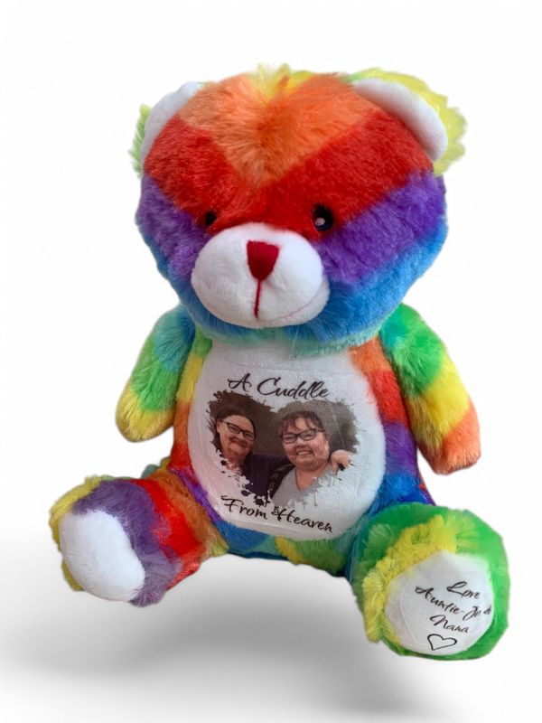 Memorial Rainbow Bear.