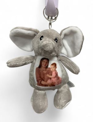 Ellie Bear Elephant keyring : Personalised Keyring