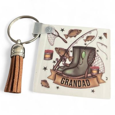 Fishing Design Keyring