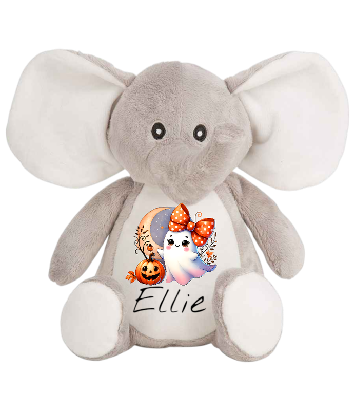 Ghost &amp; Pumpkin Ellie bear