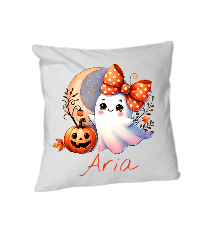 Ghost &amp; Pumpkin Cushion