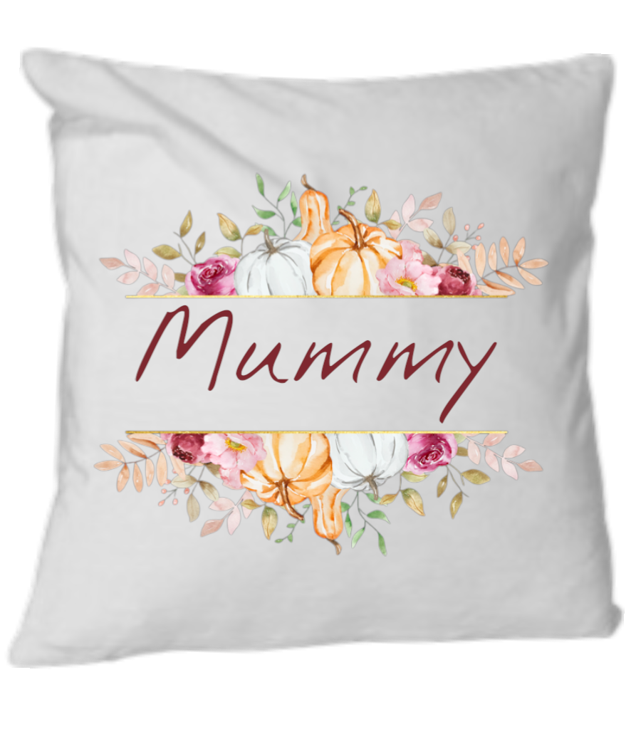 personalised pumpkin cushion