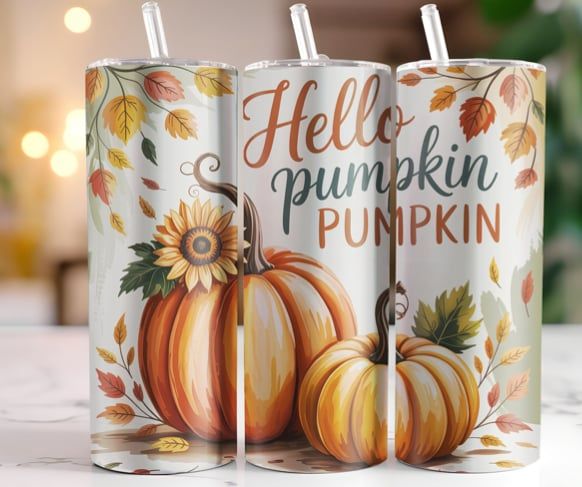 Hello pumpkin tumbler