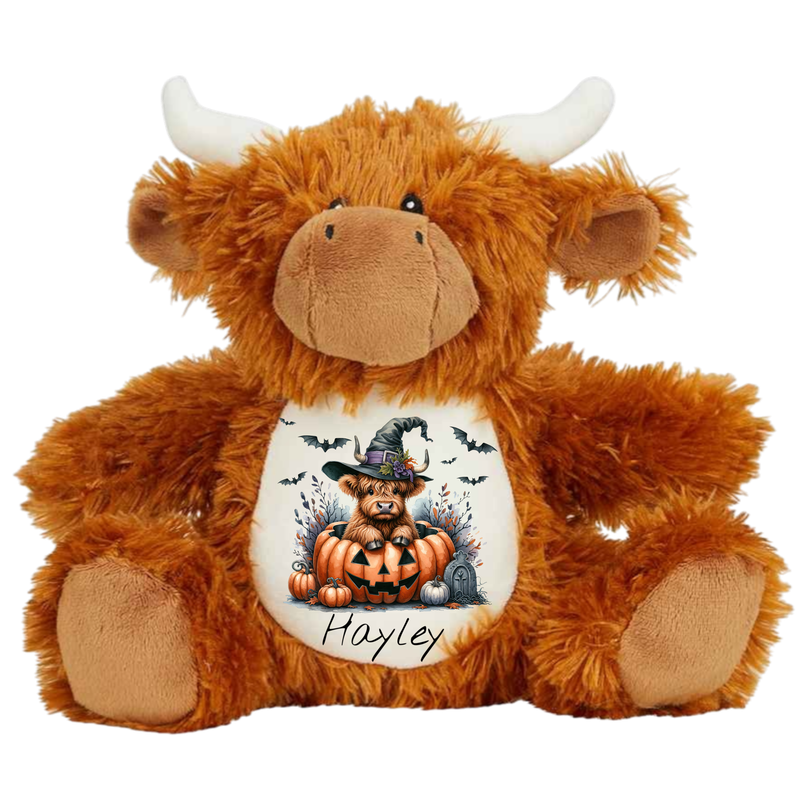 Highland Cow Pumpkin Bear