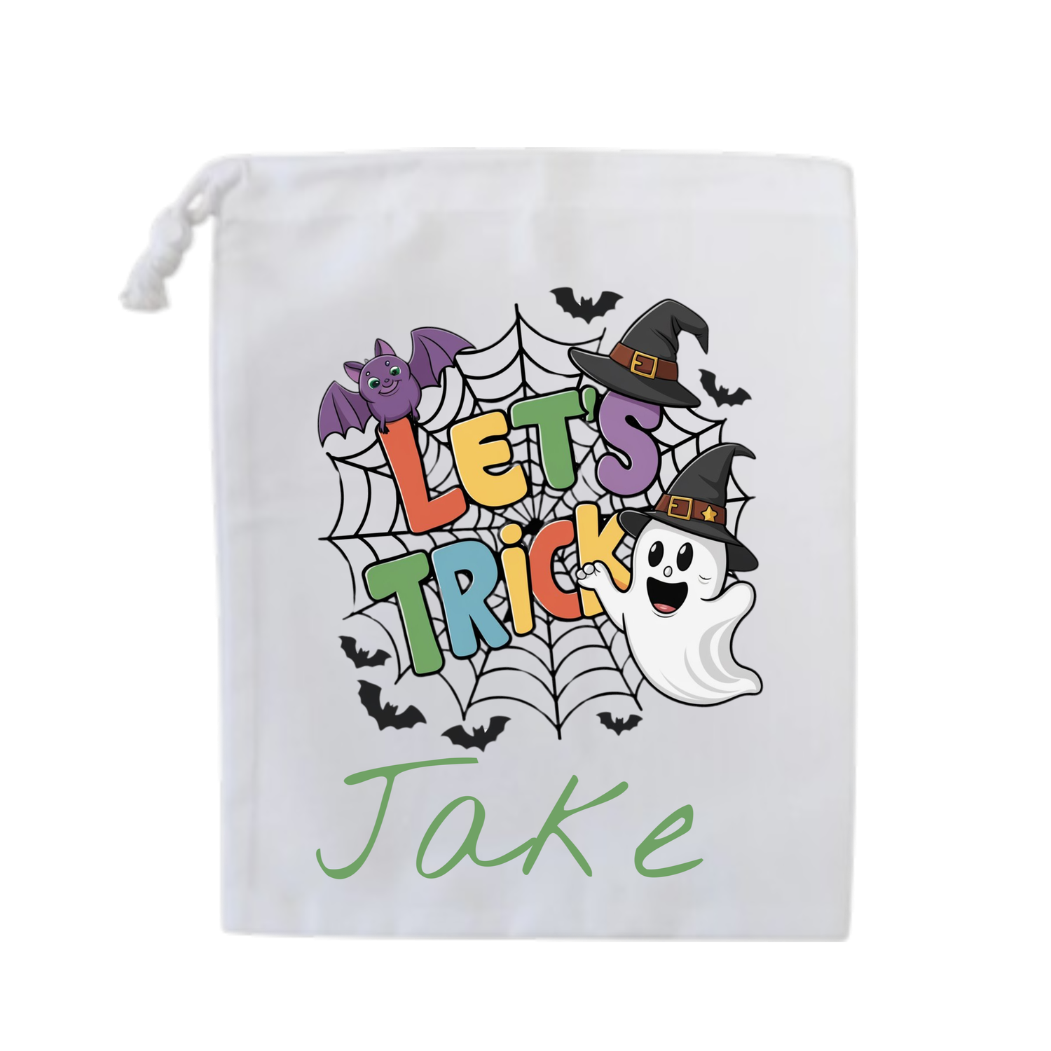 Lets Trick Drawstring Bag