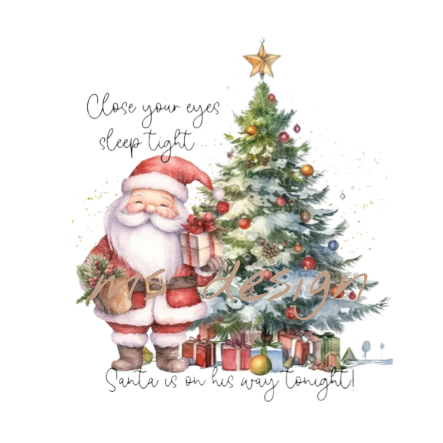 Santa is on his way tonight PJS